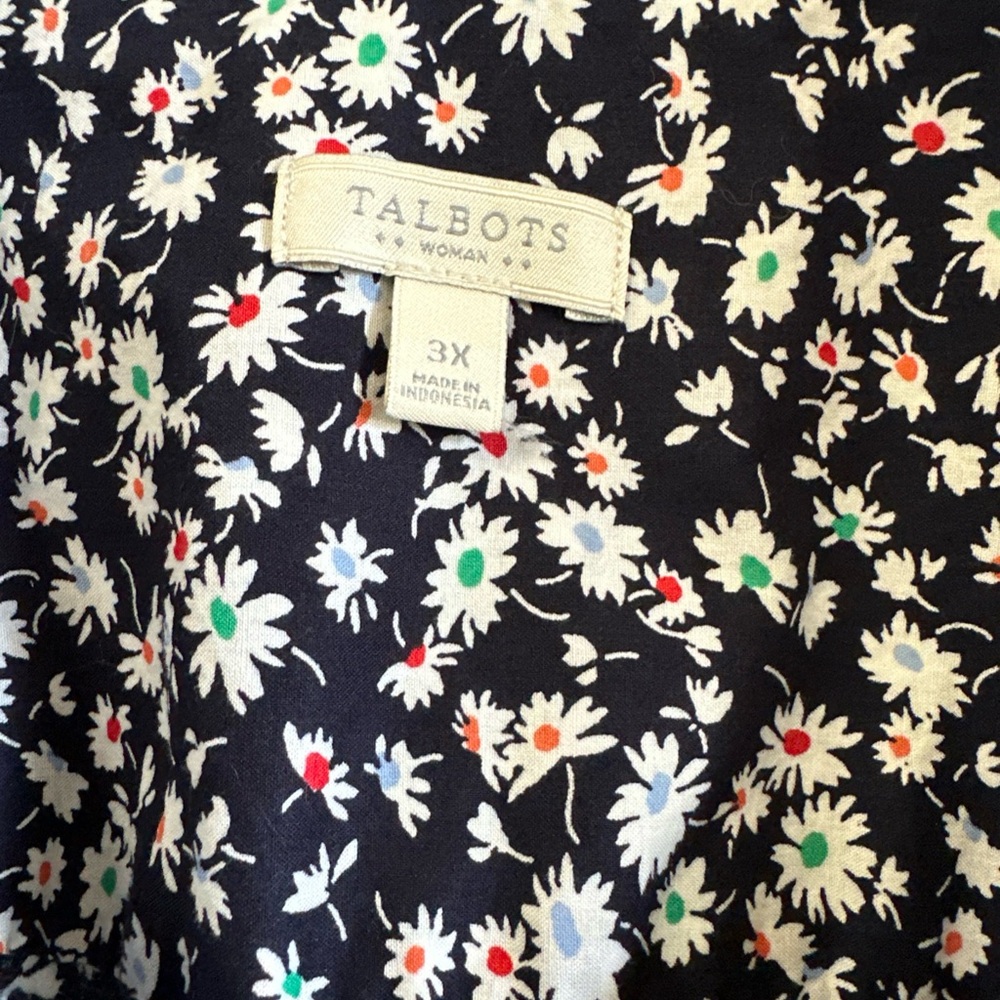 Talbots Woman Blouse 3X - Picture 2 of 4
